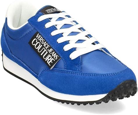 versace jeans couture shoes blue|Versace couture men sneakers.